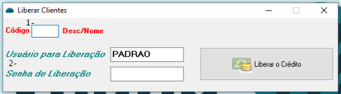 Libeção de Crédito